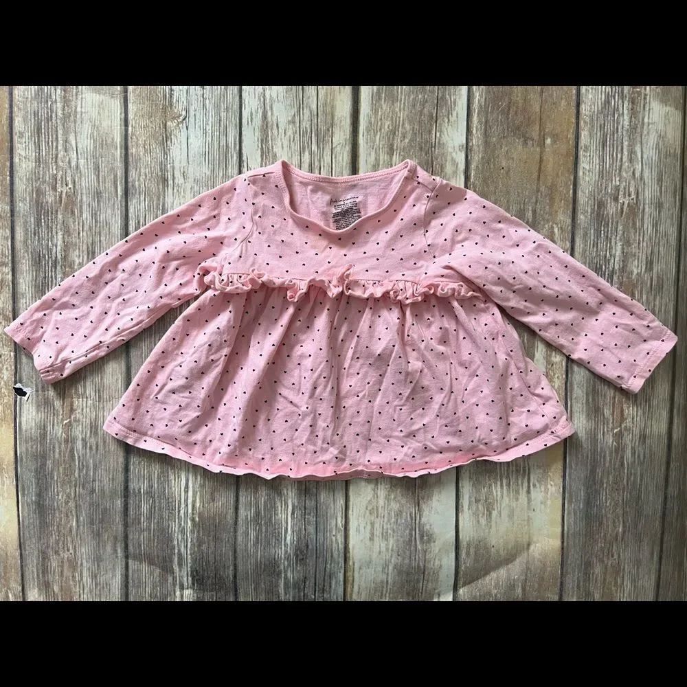 Toddler Hearts Babydoll Top 